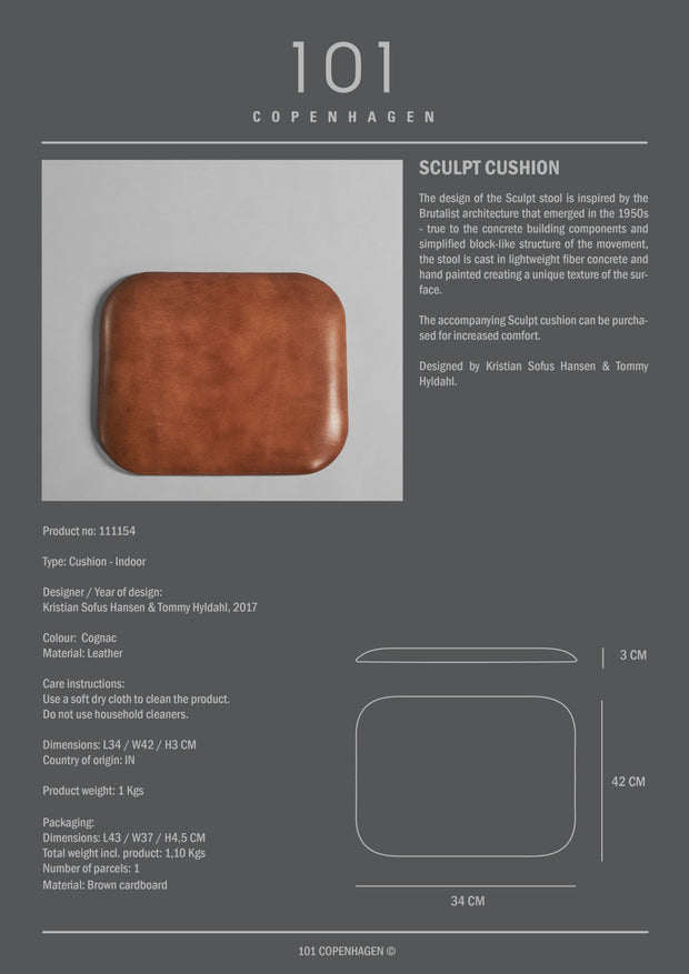 Sculpt Stool - Cushion - 101 CPH