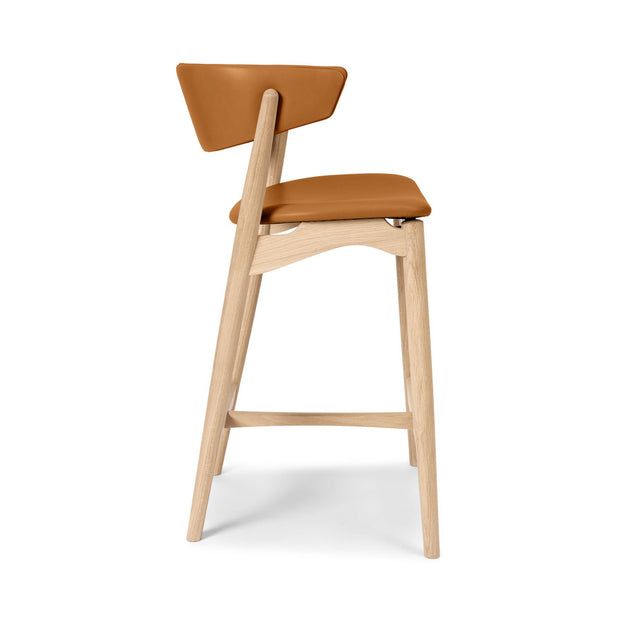 Sibast No 7 Bar Stool, Full Upholstered Leather