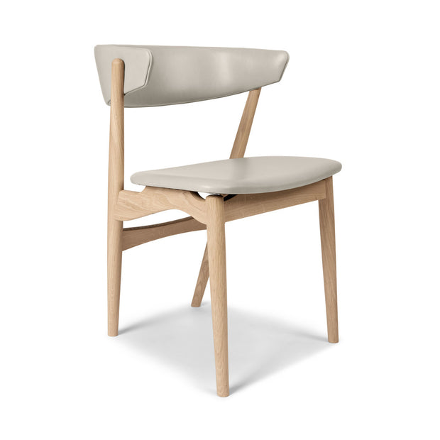 Sibast No 7 Dining Chair, Full Upholstered, Oak