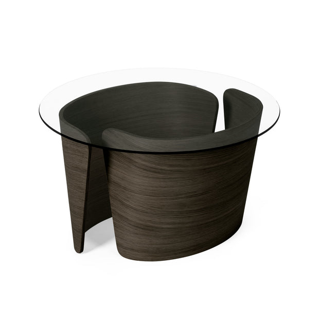 Sibast No 7 Lounge Table, Oak Dark Oil, Glass