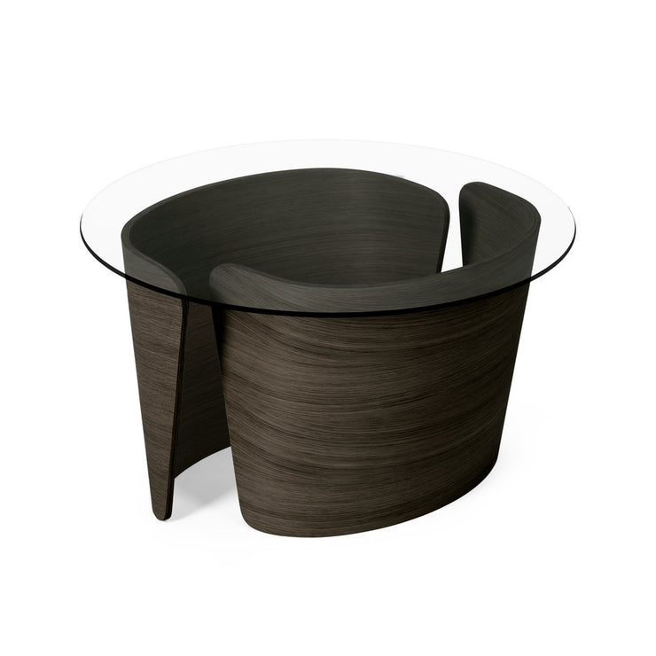 Sibast No 7 Lounge Table, Oak Dark Oil, Glass