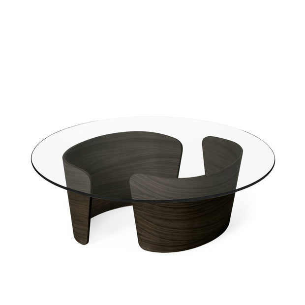 Sibast No 7 Lounge Table, Oak Dark Oil, Glass