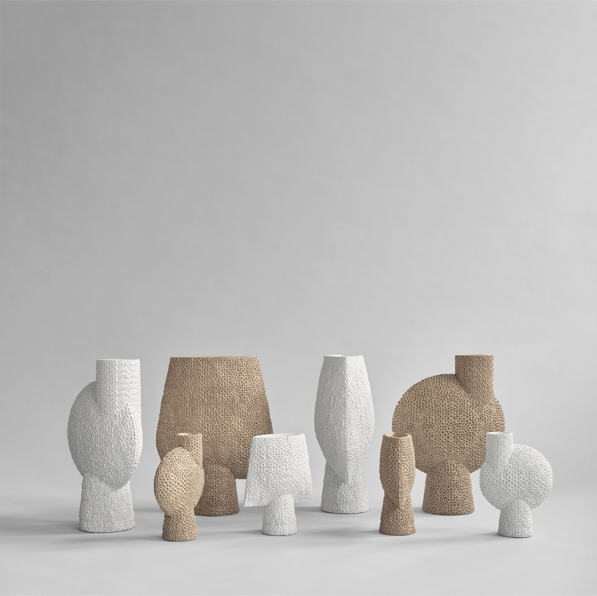 101 Copenhagen Sphere Vase Square Shisen, Big - Bone White – NORMODE