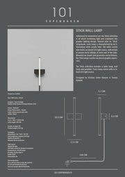 Stick Wall Lamp - 101 CPH