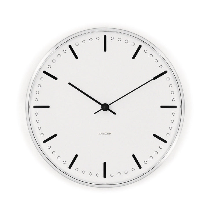 Arne Jacobsen City Hall Clock, 6.3"