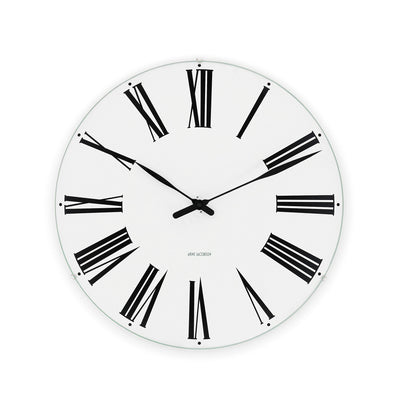 Arne Jacobsen Roman Wall Clock, 11.4"