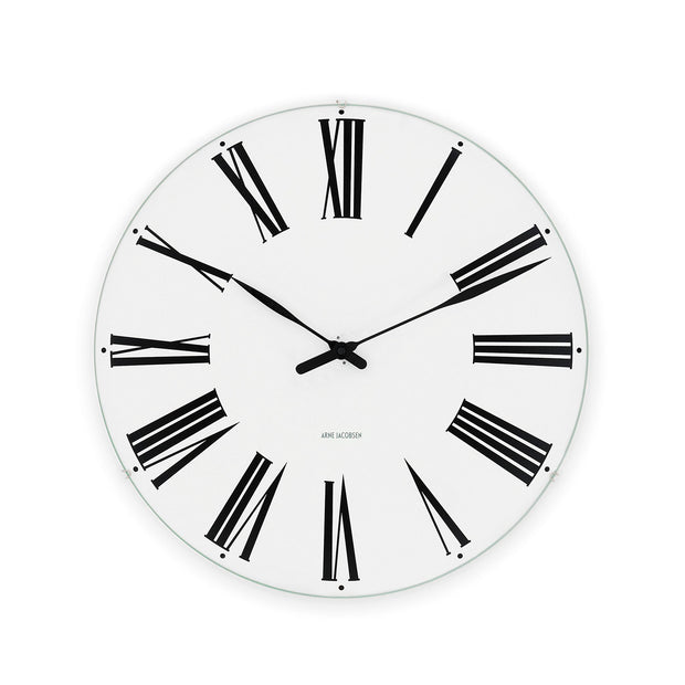 Arne Jacobsen Roman Wall Clock, 8.3"