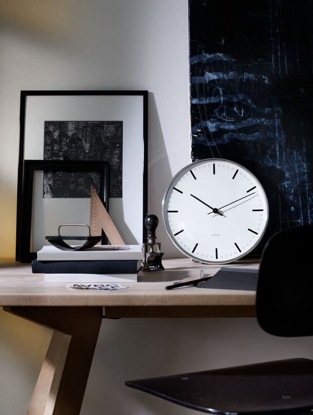 Arne Jacobsen City Hall Clock, 8.3"