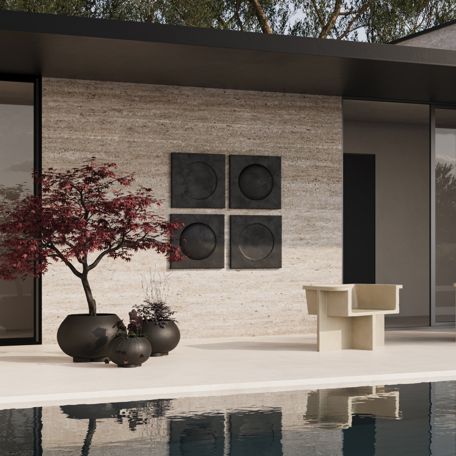 Urchin Plant Pot, Big - Coffee - 101 CPH