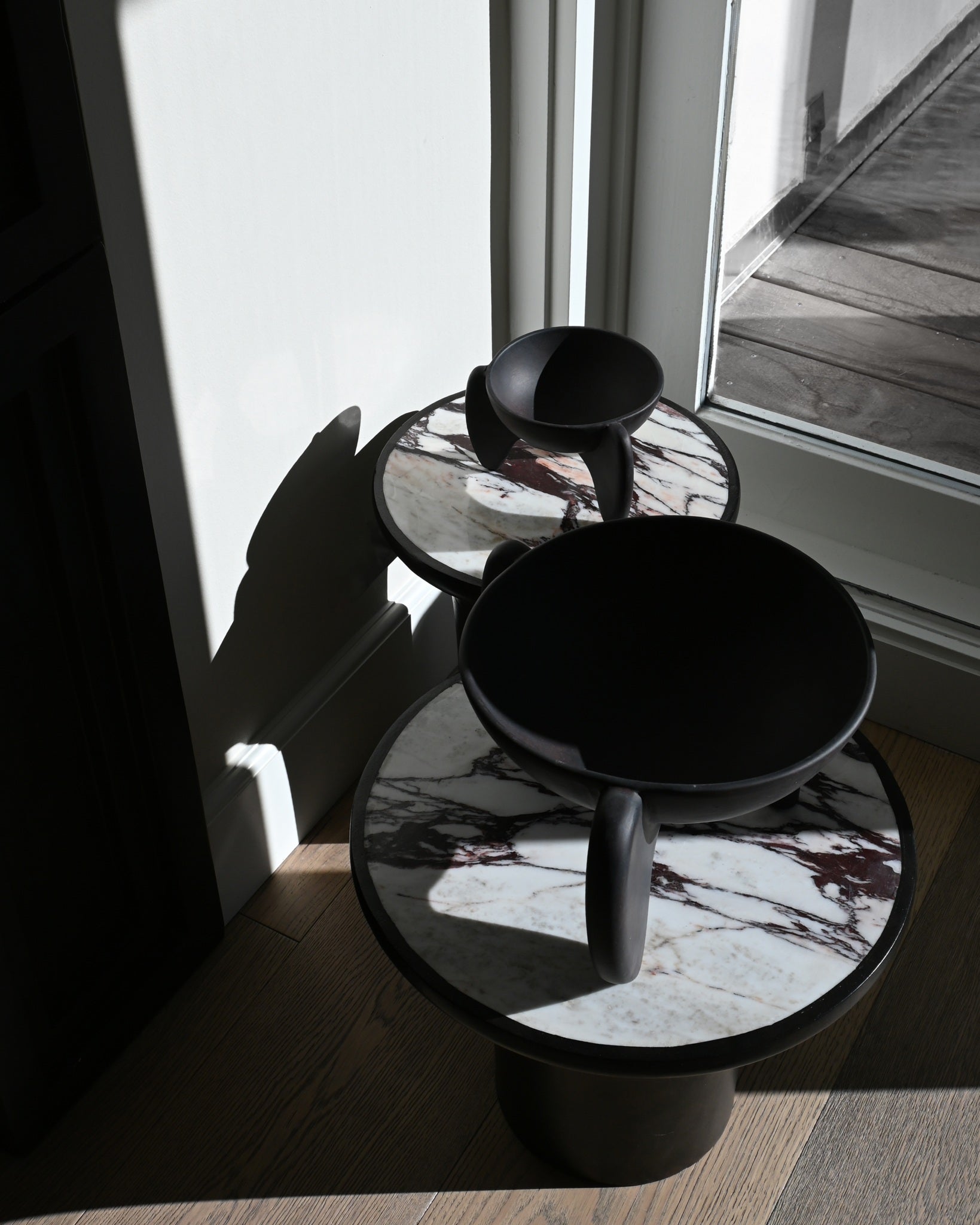 Trumpet Table, Tall - Calacatta - 101 CPH