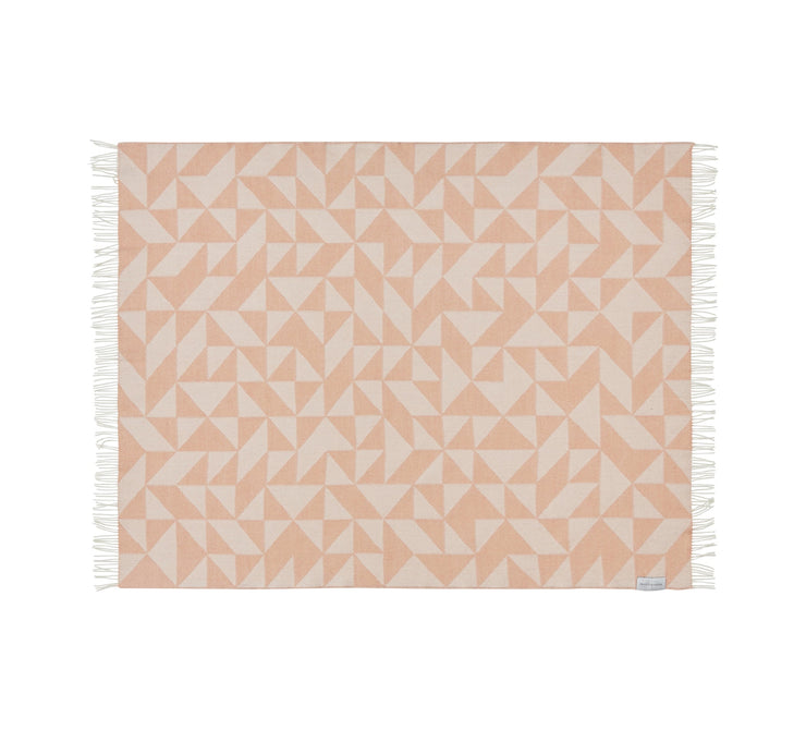 Silkeborg Uldspinderi Twist a Twill Throw 130x190 cm Throw 1163 Rose