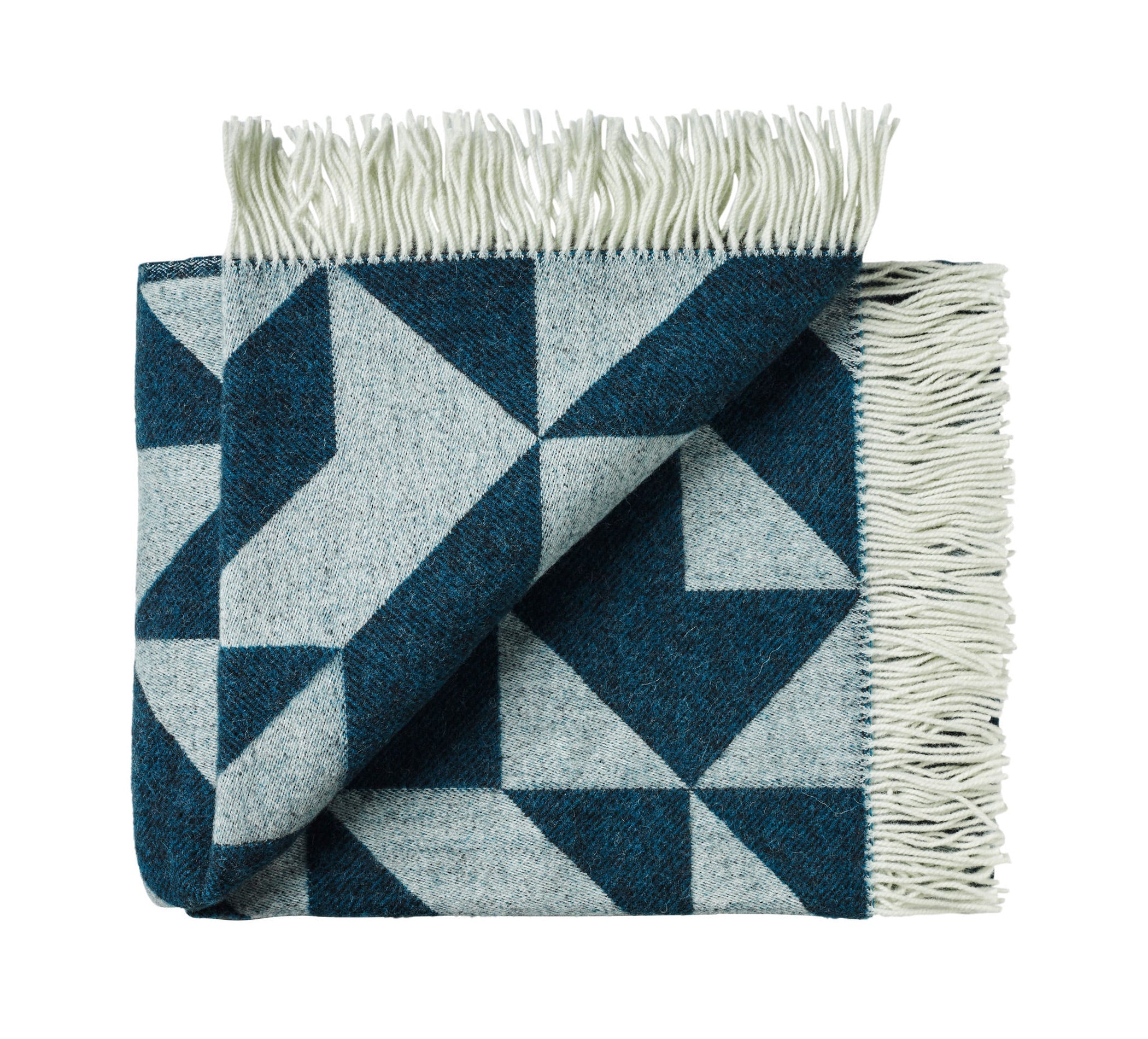 Silkeborg Uldspinderi Twist a Twill Throw 130x190 cm Throw 1166 Dark Green