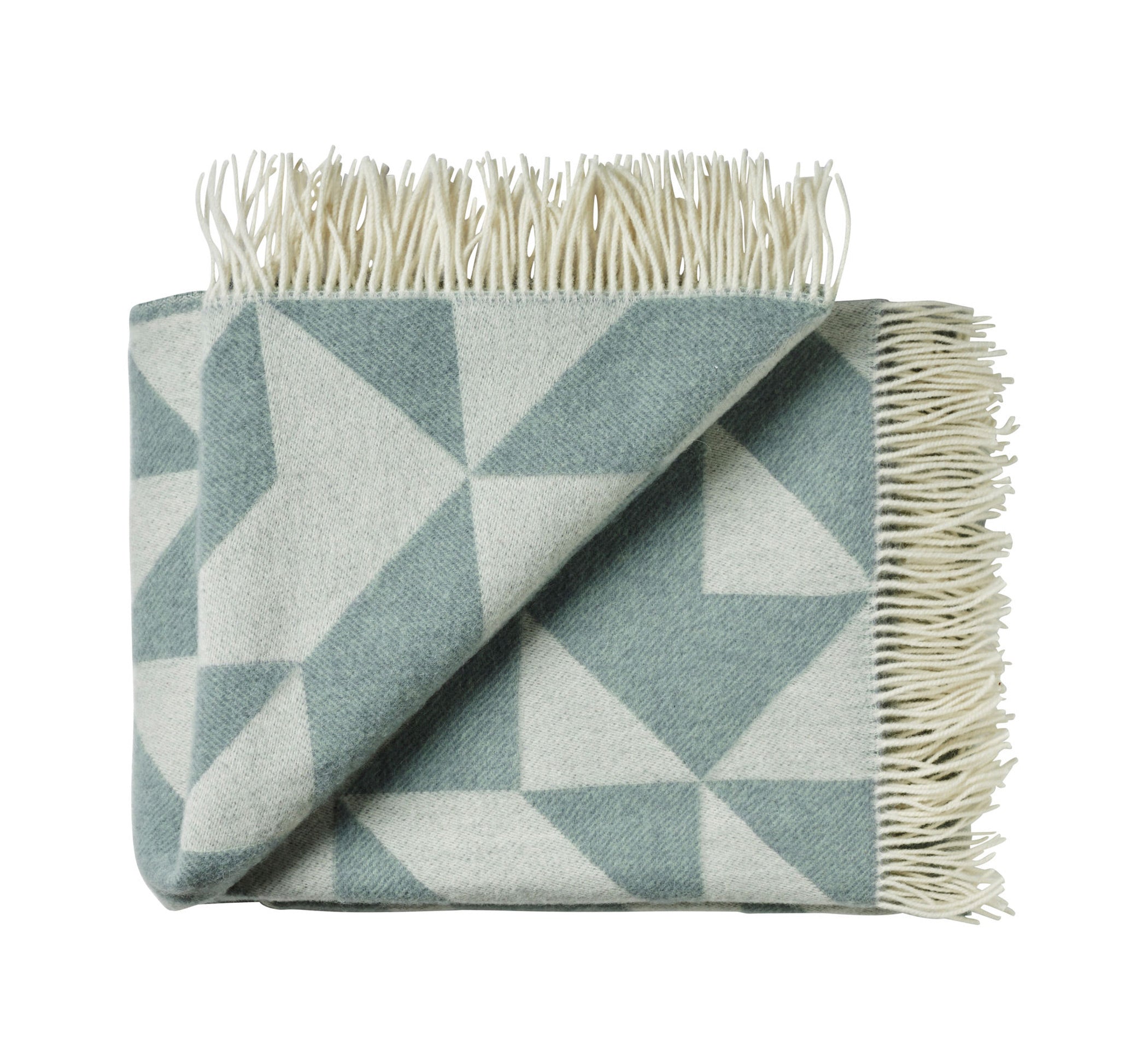 Silkeborg Uldspinderi Twist a Twill Throw 130x190 cm Throw 1175 Ocean Green