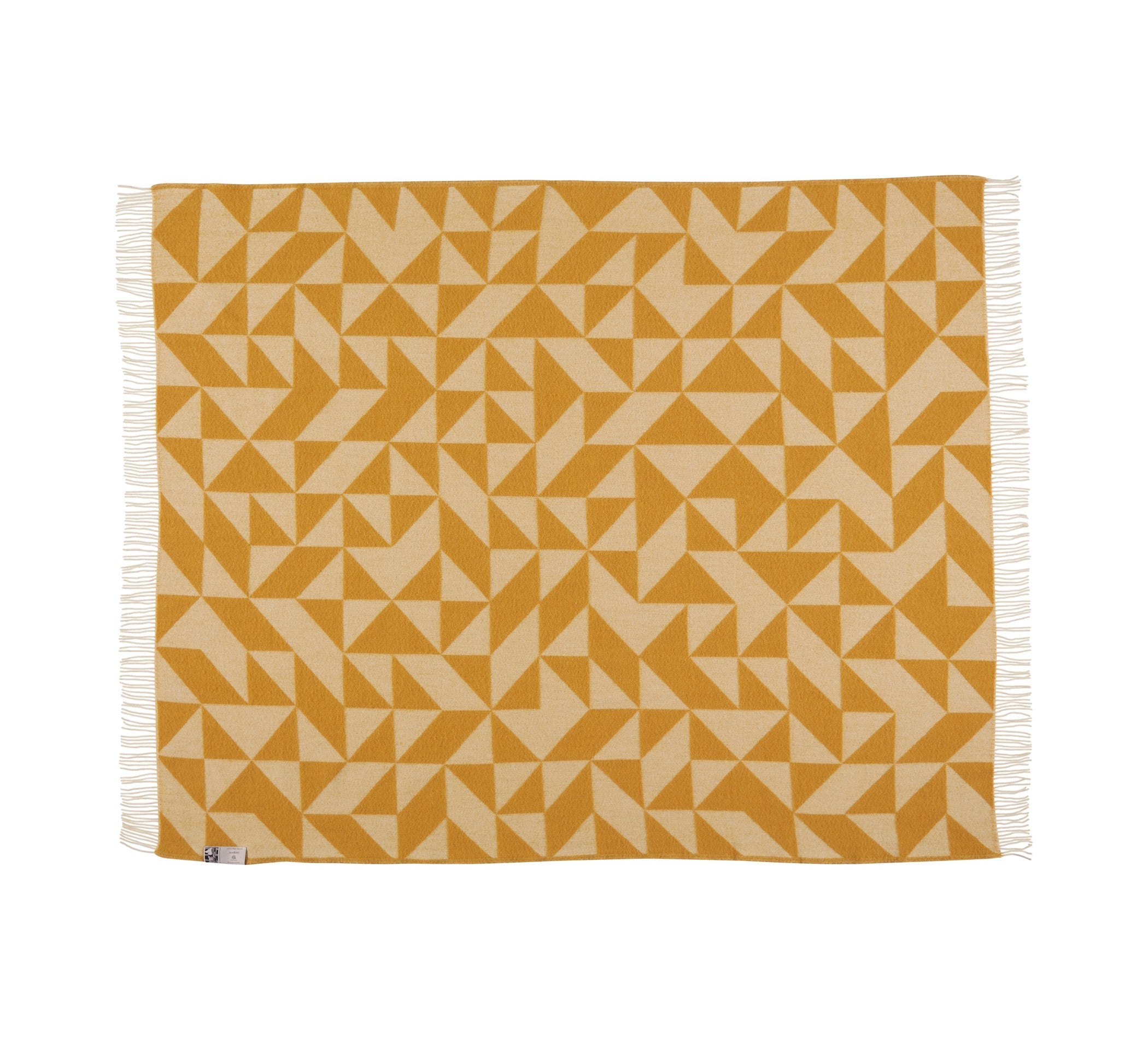 Silkeborg Uldspinderi Twist a Twill Throw 130x190 cm Throw 1176 Corn Yellow