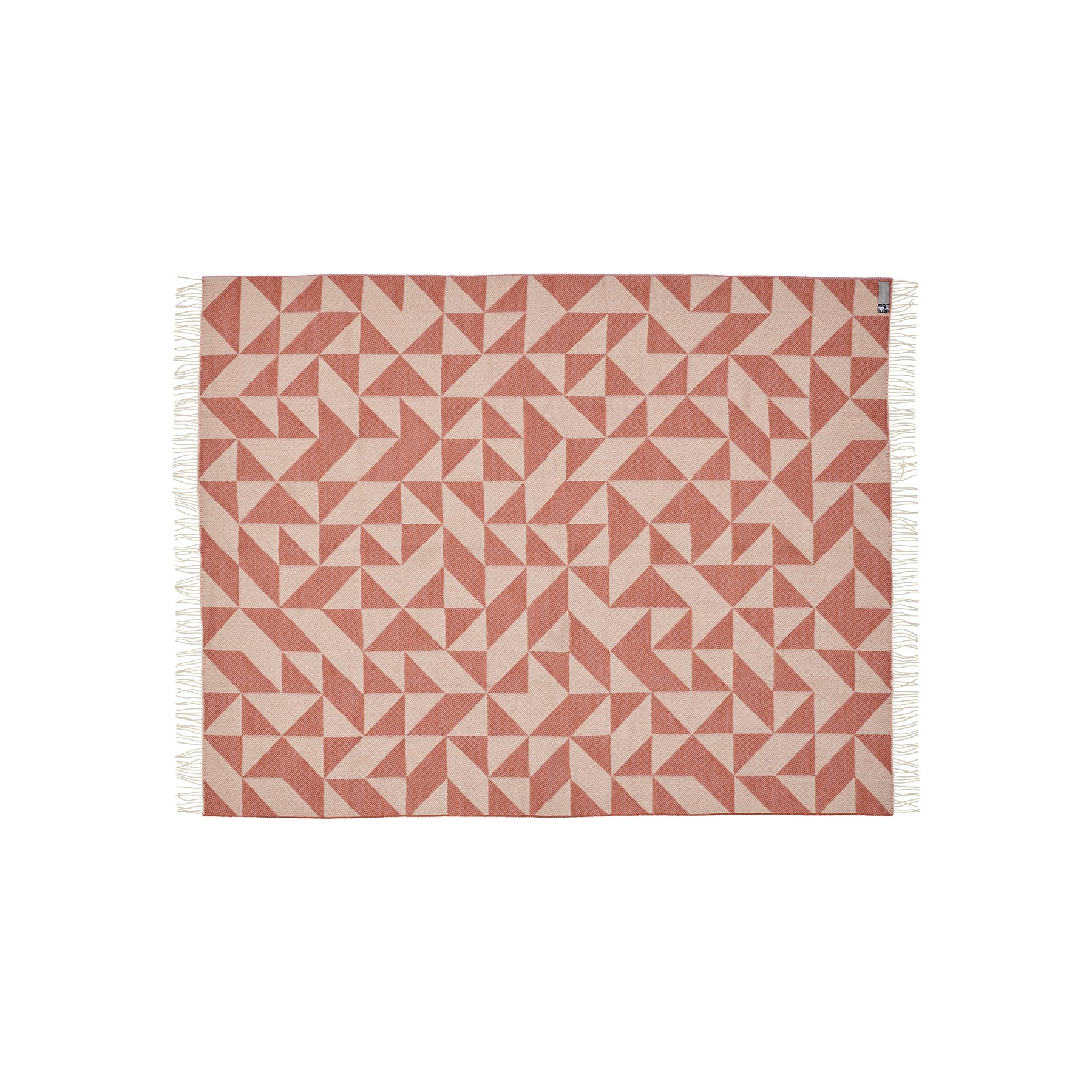 Silkeborg Uldspinderi Twist a Twill Throw - Rusty Rose