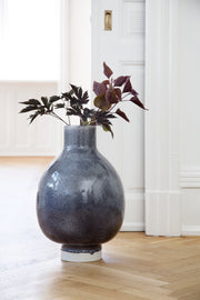 Kähler Unico Floor Vase, Dark Grey, 20"