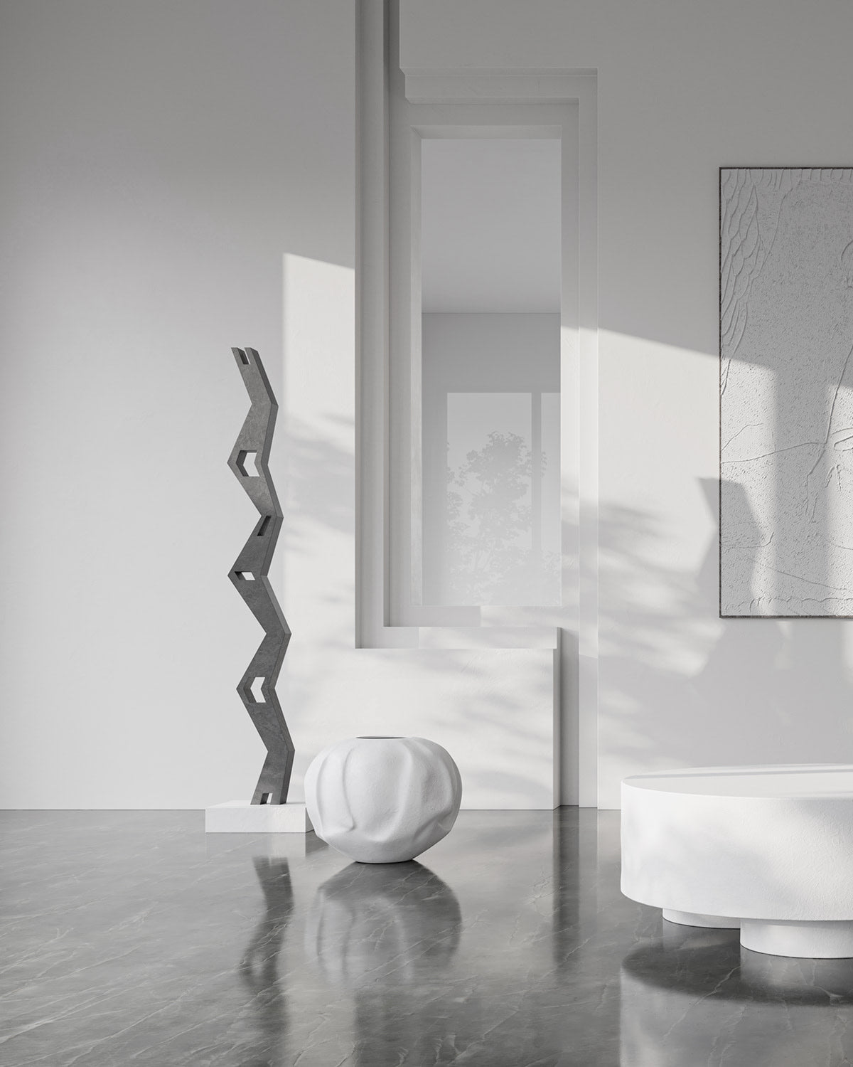 Orimono Vase, Big - Bone White - 101 CPH