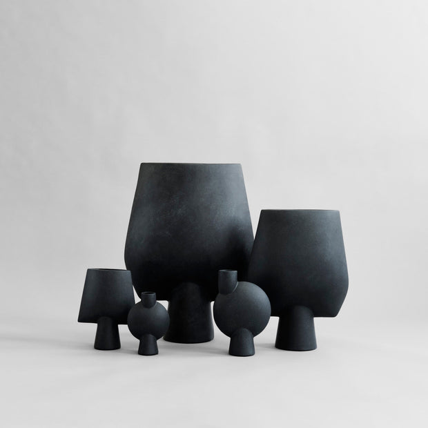 Sphere Vase Bubl, Medio - Black - 101 CPH