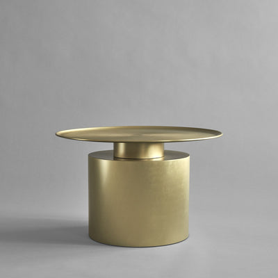 Pillar Table, Low - Brass - 101 CPH