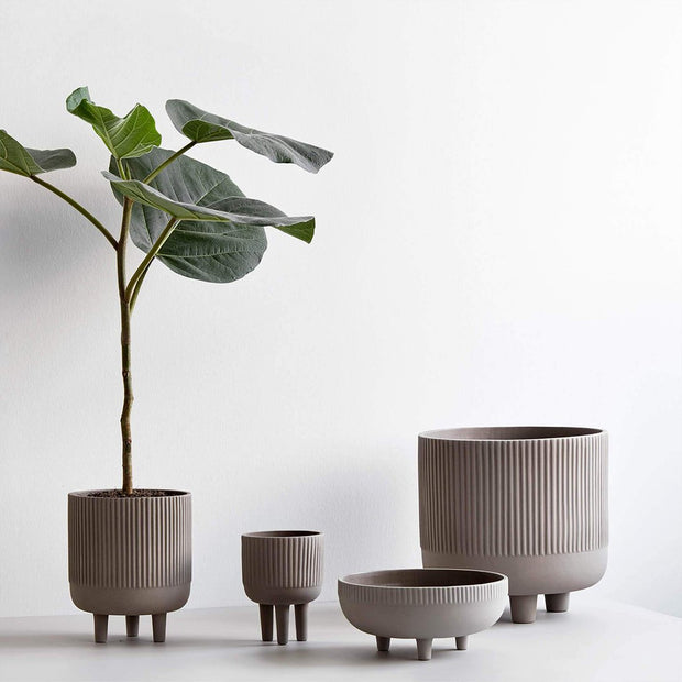 Beautiful water resistant terracotta bowl from Kristina Dam studio
