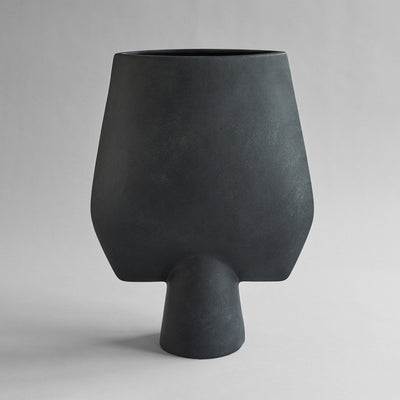 Sphere Vase Square,  Hexa - Black - 101 CPH