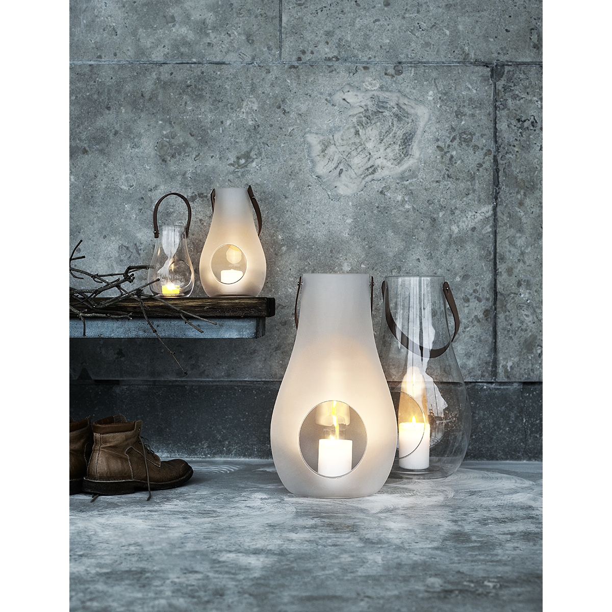 Holmegaard Design with Light Lantern, 17.7 Holmegaard Design with Light Lantern, 17.7