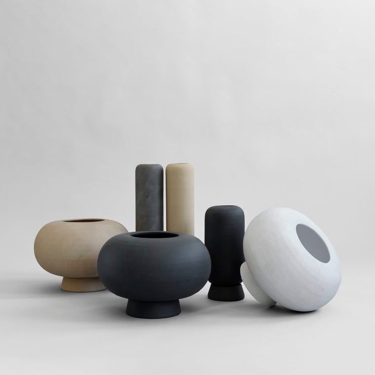 Kabin Vase, Fat - Sand - 101 CPH