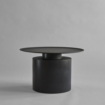 Pillar Table,  Low - Burned Black