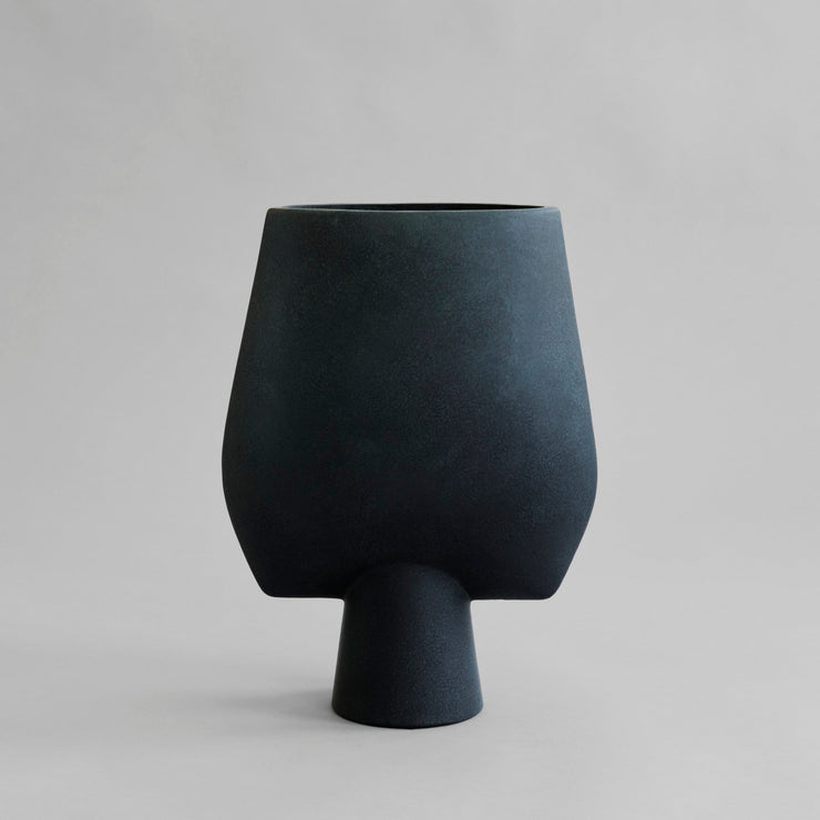 Sphere Vase Square, Big - Black - 101 CPH