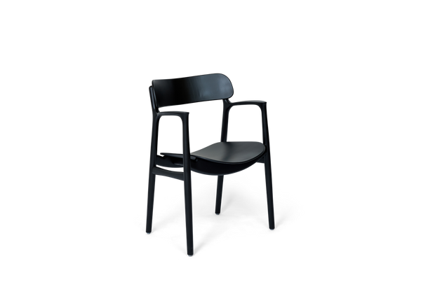 Bent Hansen Asger Chair, Black-painted Beech