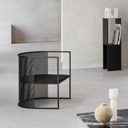 Bauhaus lounge chair black leather cushion kristina dam studio