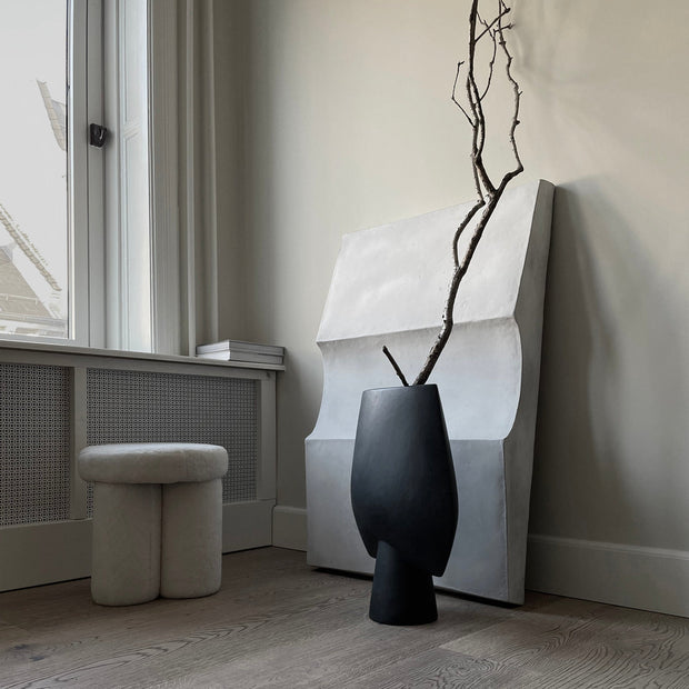 Sphere Vase Square,  Hexa - Black - 101 CPH