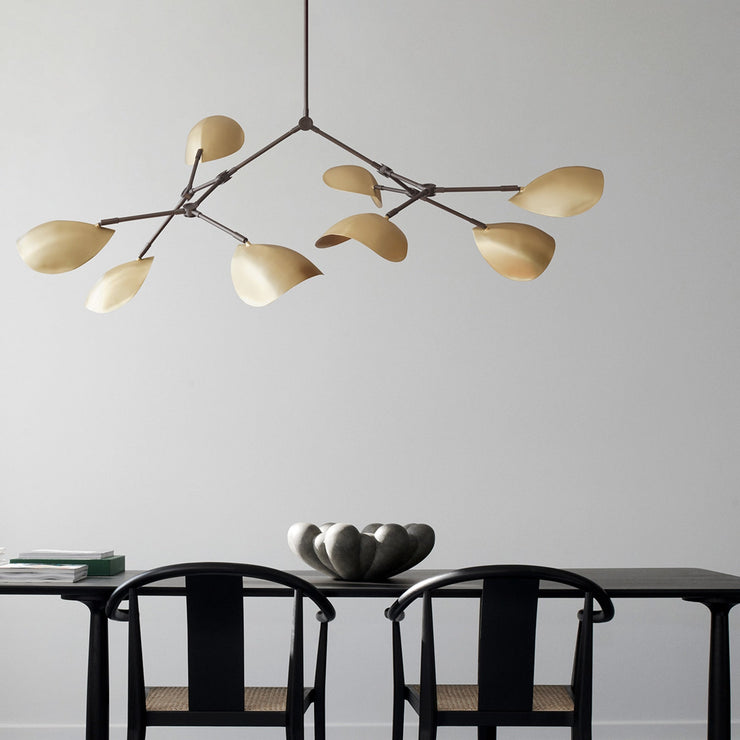 Stingray Chandelier - Brass - 101 CPH