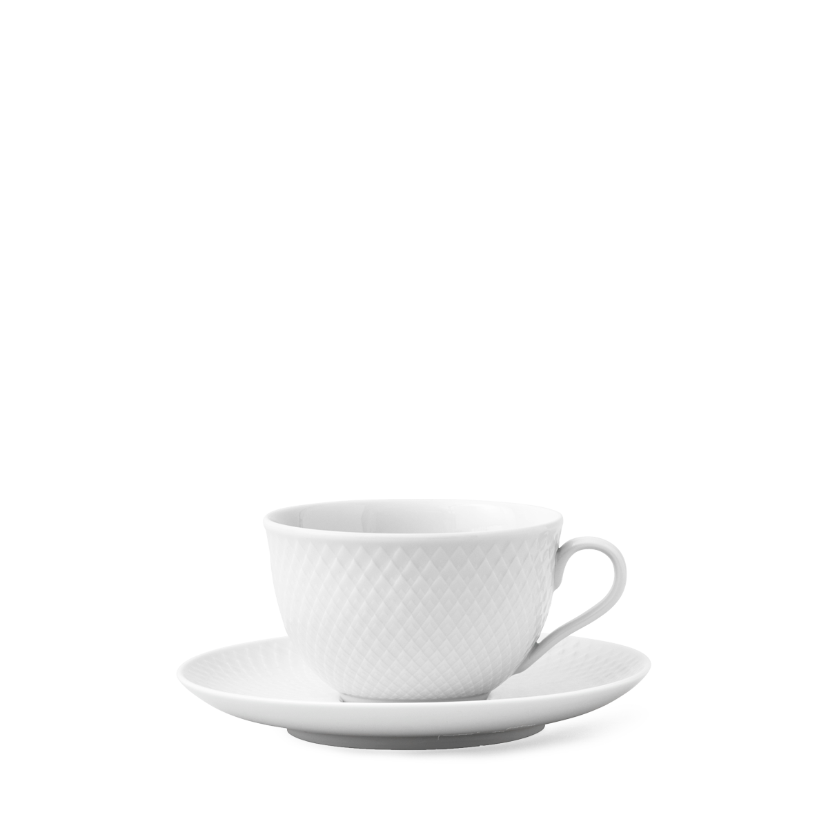 Lyngby-Rhombe-Cup-w/Saucer-2 Pcs.