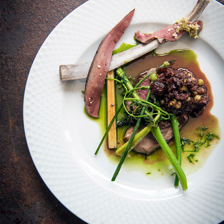 Lyngby-Rhombe-Plate-8.3"-4 Pcs.