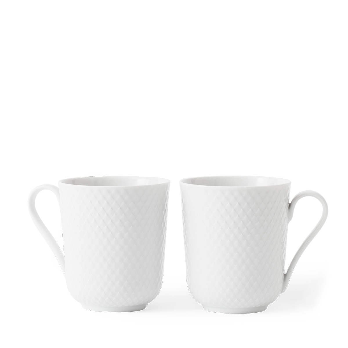 Lyngby-Rhombe-Mug-w/Handle-2Pcs.