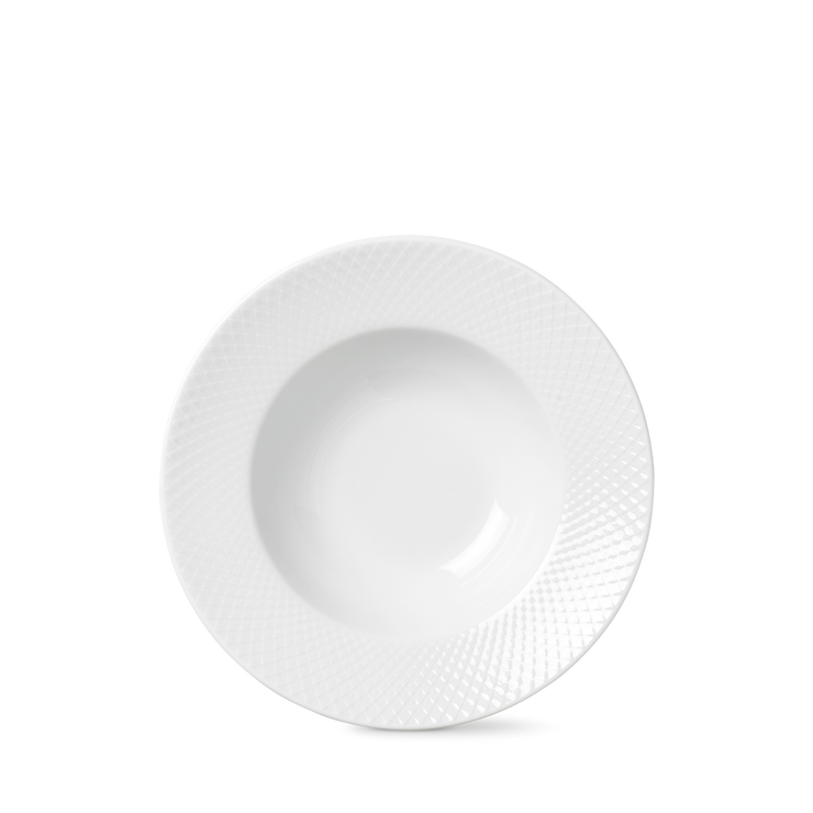 Lyngby-Rhombe-Pasta-Plate-9.6"-4 Pcs.