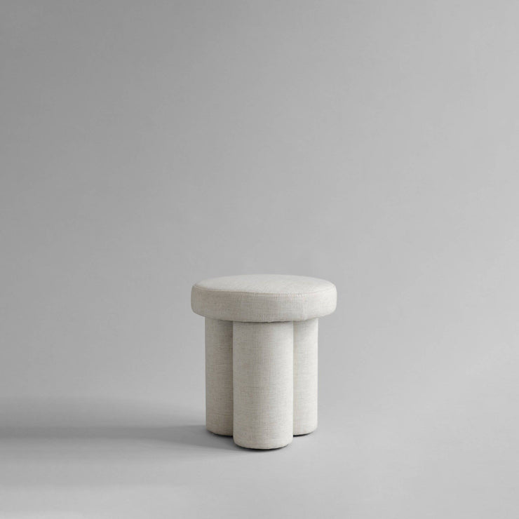 Big Foot Stool, Linen - White Chalk - 101 CPH