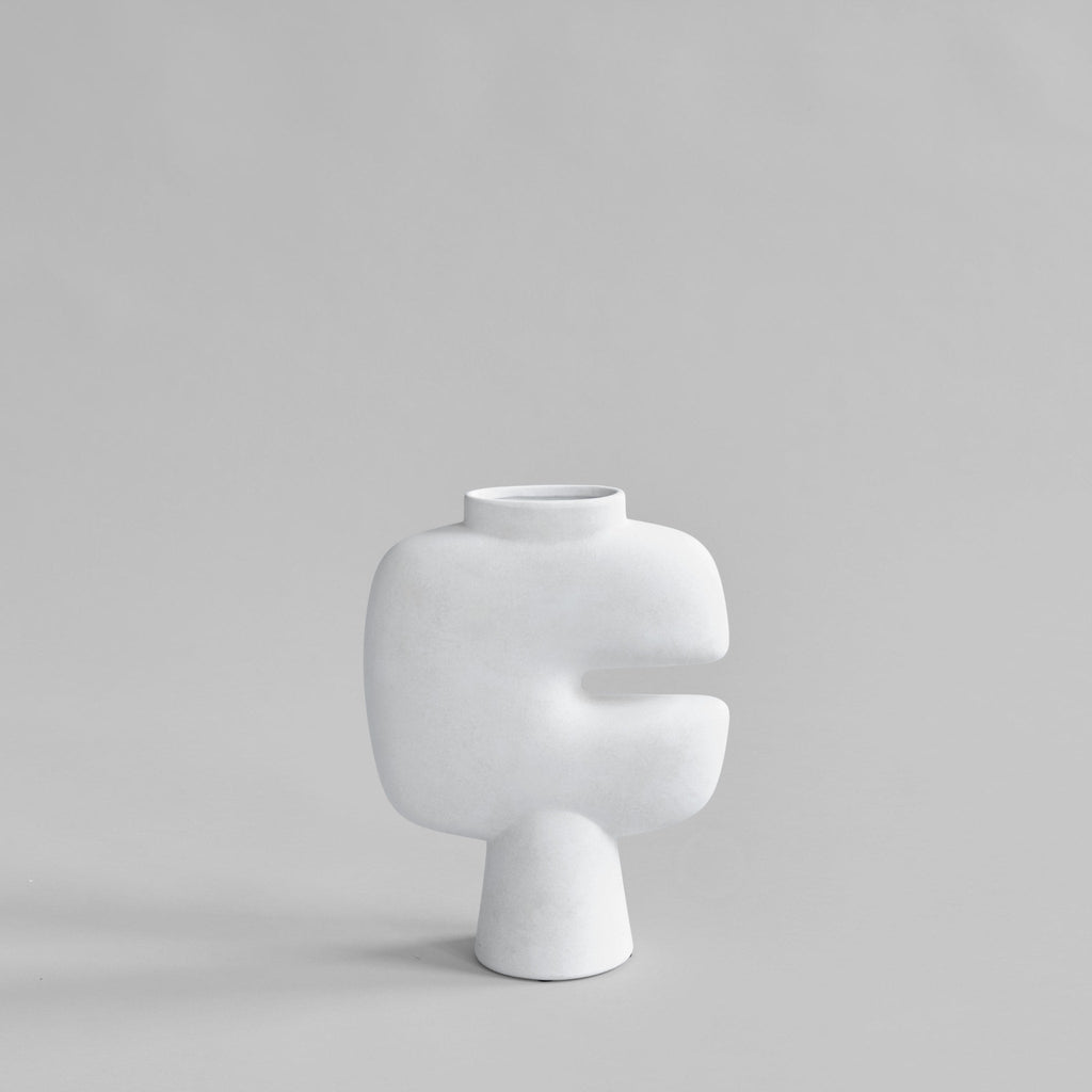 101 Copenhagen Tribal Vase, Medio - Bone White – NORMODE