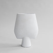 Sphere Vase Square, Big - Bone White - 101 CPH