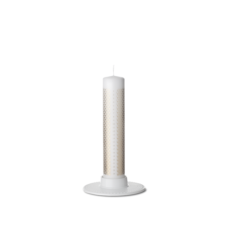 Lyngby Rhombe Block Candleholder