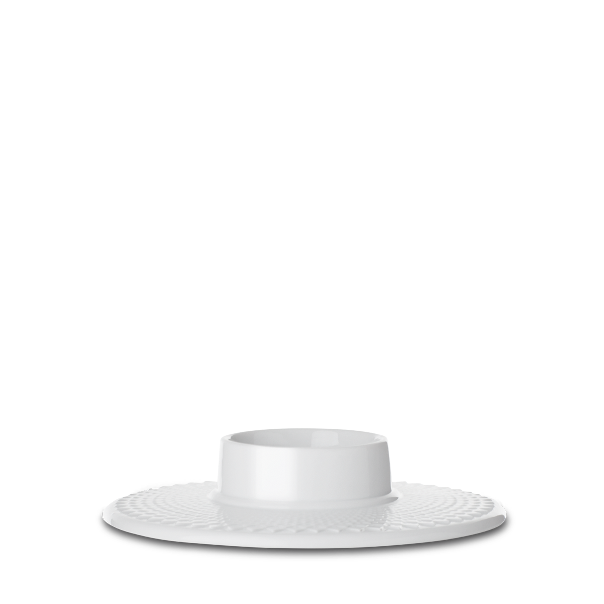 Lyngby Rhombe Block Candleholder