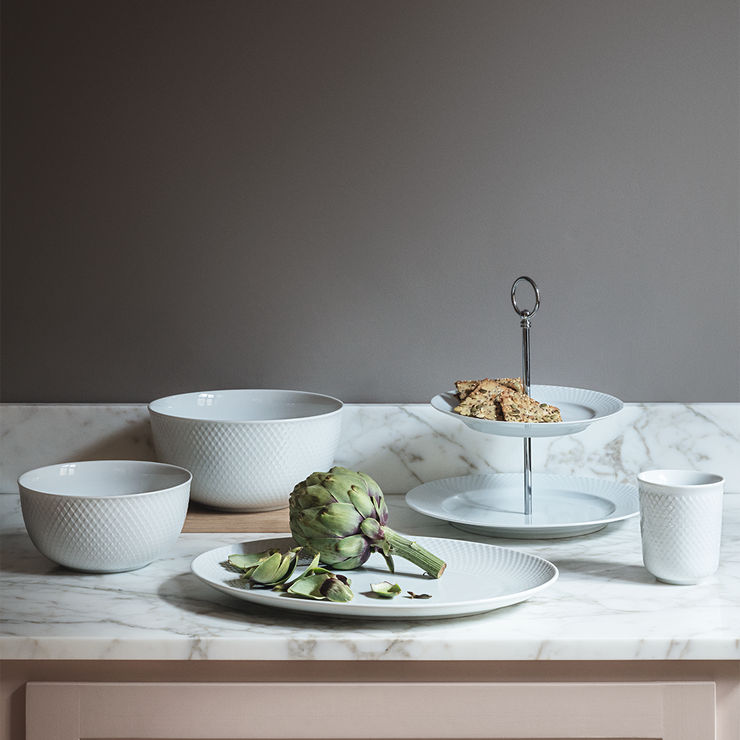 Lyngby Rhombe Serving Bowl, 6.9" 2 Pcs.