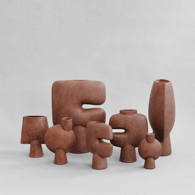 Tribal Vase, Mini - Terracotta - 101 CPH