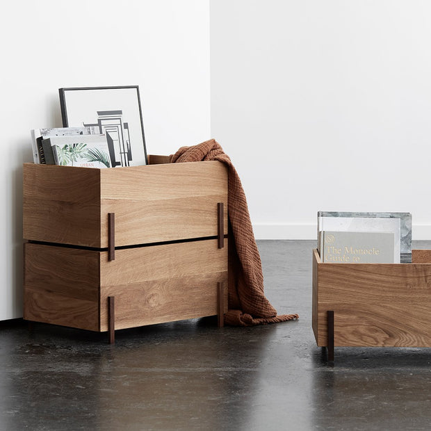 customizable storage boxes wood kristina dam studio