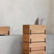 stack storage boxes with lid for smart storaging