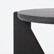 kristina dam studio black oak coffee table round 