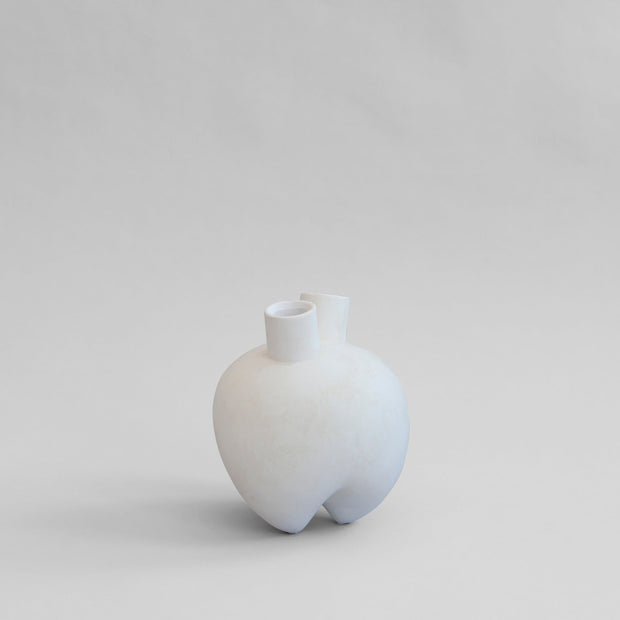 Sumo Vase, Horns - Bone White - 101 CPH