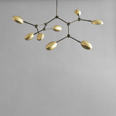 Drop Chandelier, Mini - Brass - 101 CPH