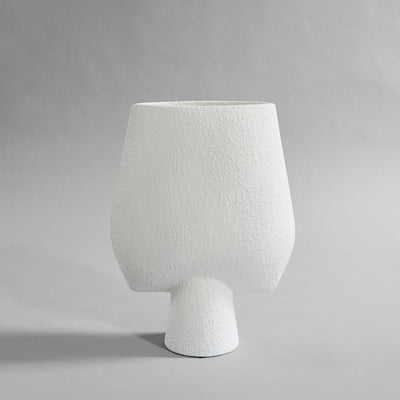 Sphere Vase Square, Big - Bubble White - 101 CPH